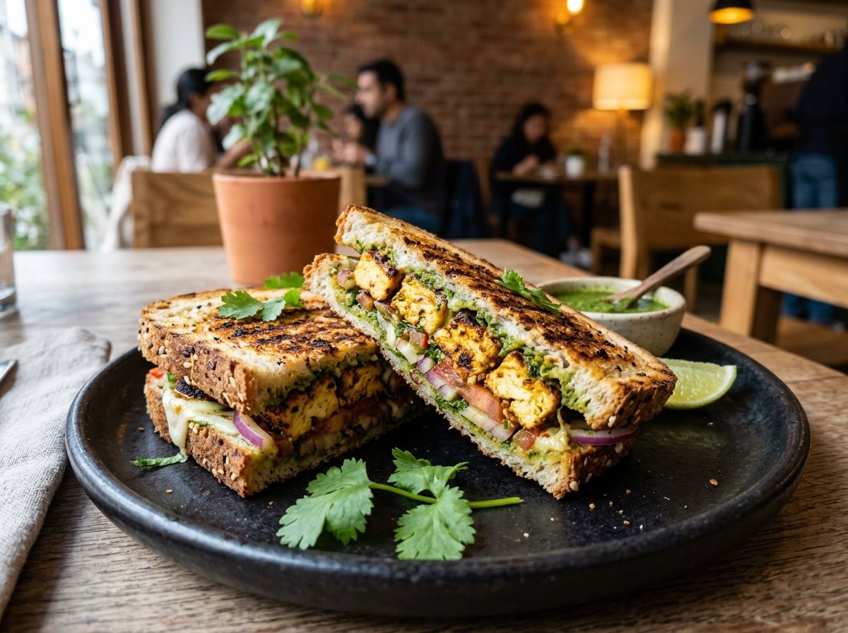 Paneer Tikka Sandwich